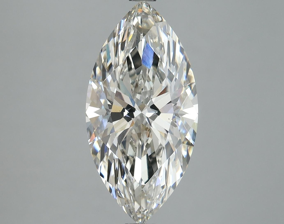 3.07 Carat Marquise Shaped Excellent Cut VVS2 IGI Certified Lab Grown Diamond