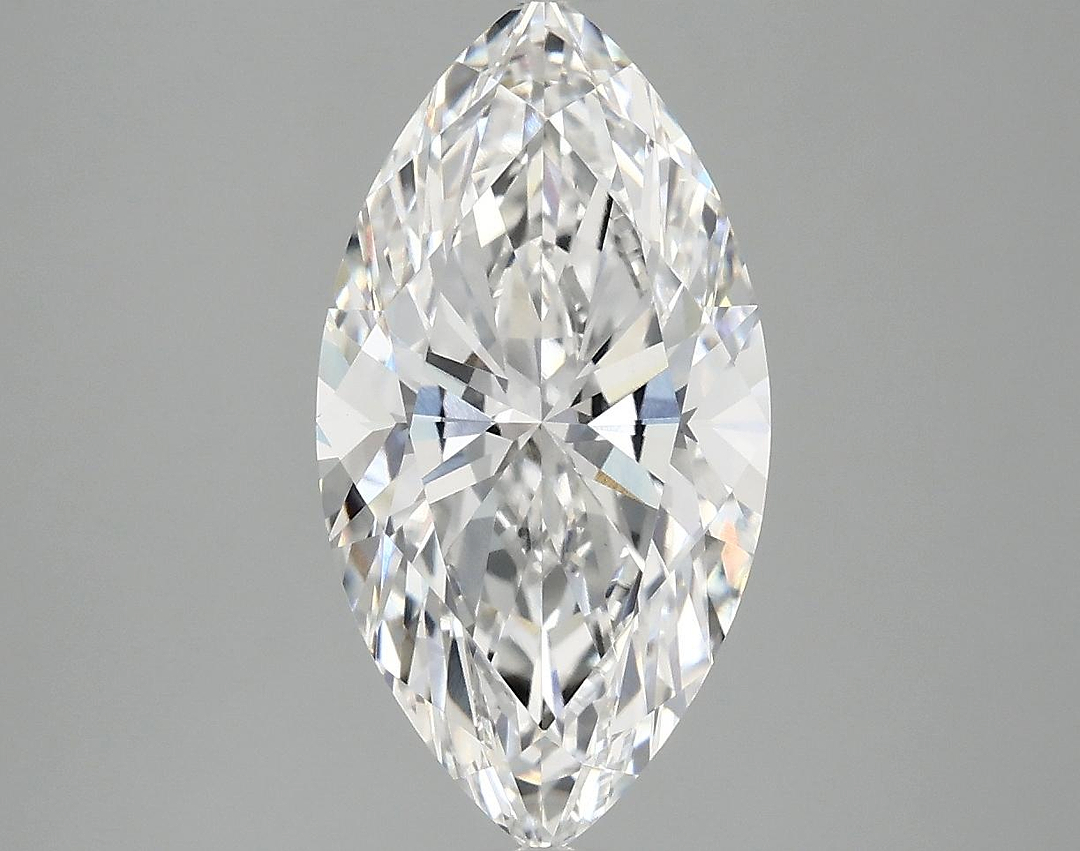 3.06 Carat Marquise Shaped Excellent Cut VVS2 IGI Certified Lab Grown Diamond