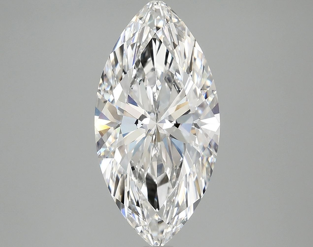 3.04 Carat Marquise Shaped Ideal Cut VVS2 IGI Certified Lab Grown Diamond