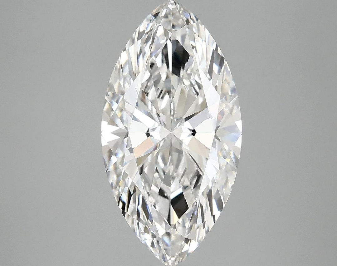 3.03 Carat Marquise Shaped Ideal Cut VVS2 IGI Certified Lab Grown Diamond