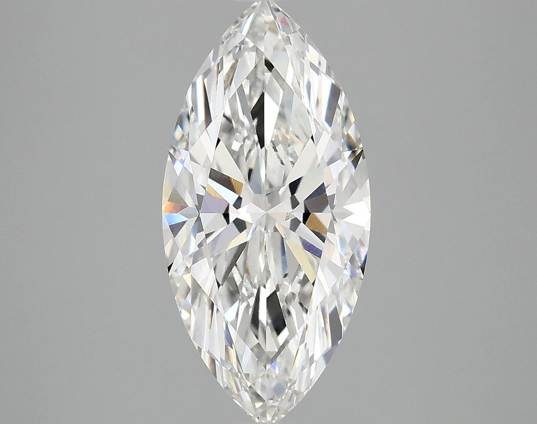2.54 Carat Marquise Shaped Excellent Cut VVS2 IGI Certified Lab Grown Diamond