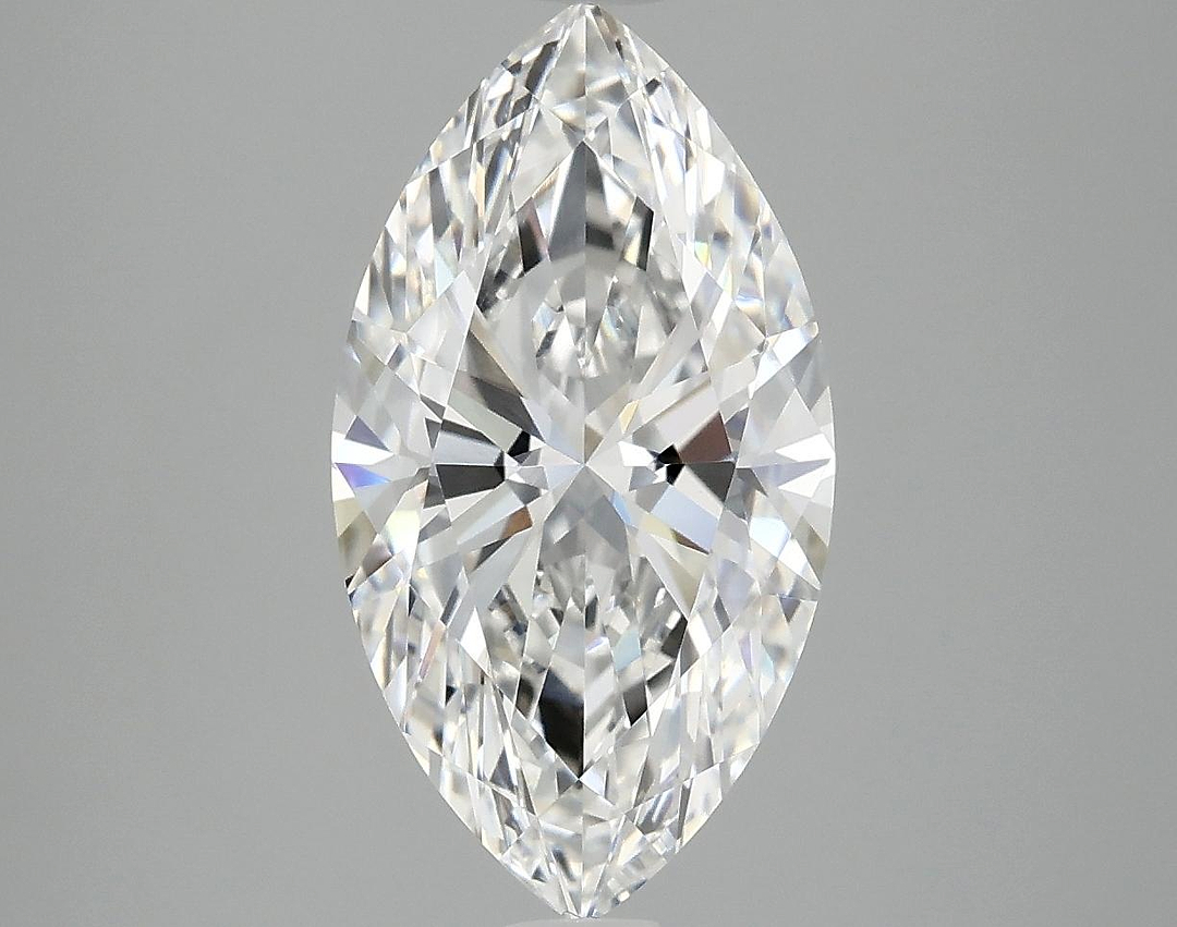3.1 Carat Marquise Shaped Excellent Cut VVS2 IGI Certified Lab Grown Diamond
