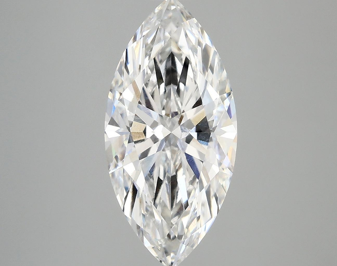 3.05 Carat Marquise Shaped Excellent Cut VVS2 IGI Certified Lab Grown Diamond