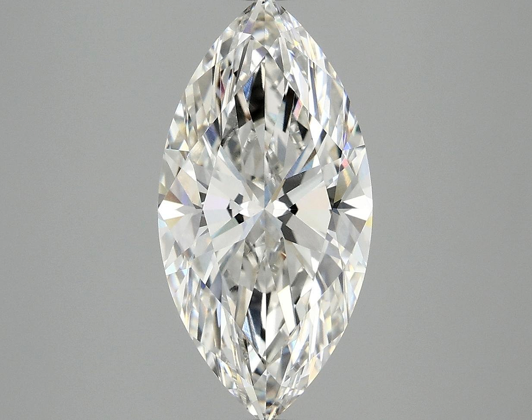 3.06 Carat Marquise Shaped Ideal Cut VVS2 IGI Certified Lab Grown Diamond