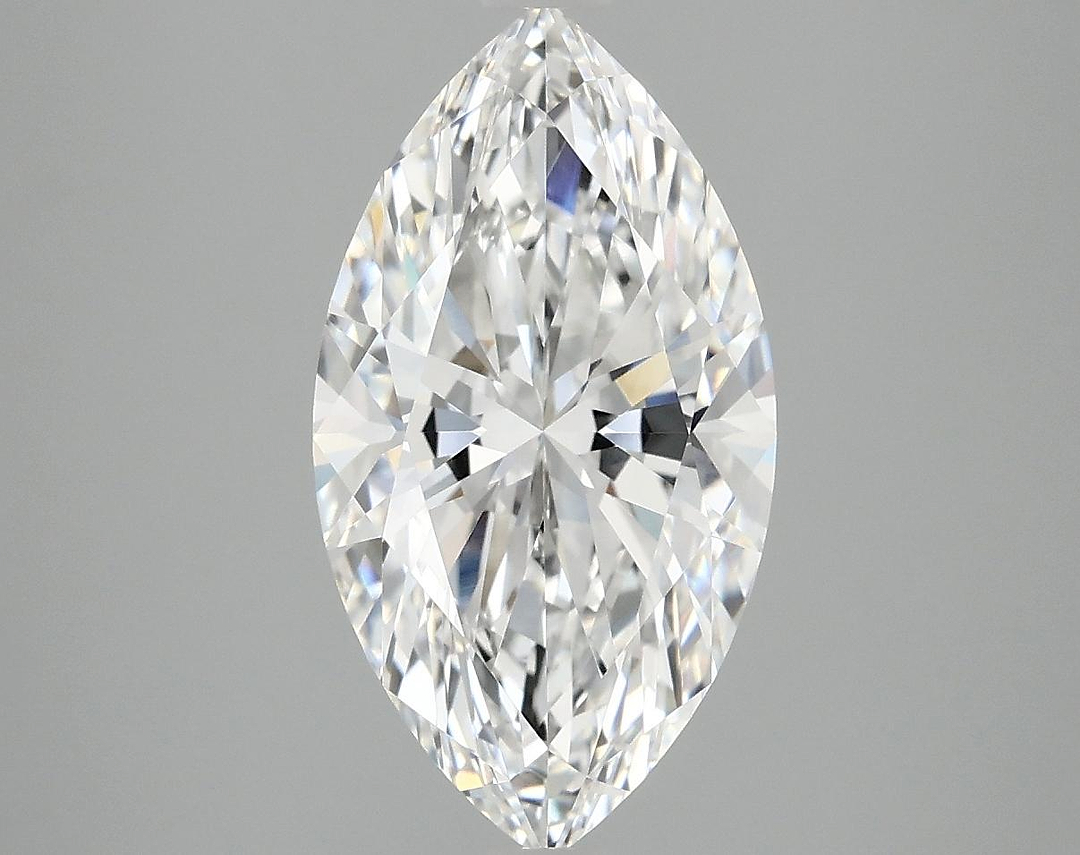 3.09 Carat Marquise Shaped Excellent Cut VVS2 IGI Certified Lab Grown Diamond