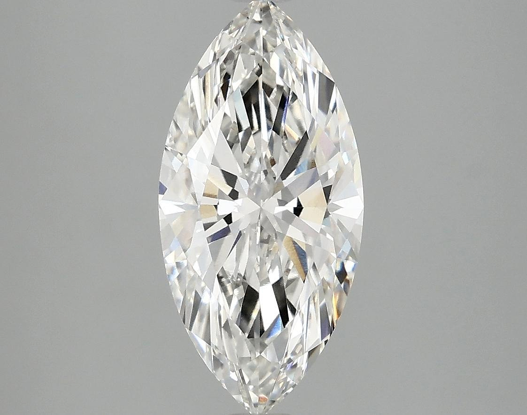 2.07 Carat Marquise Shaped Excellent Cut VVS2 IGI Certified Lab Grown Diamond