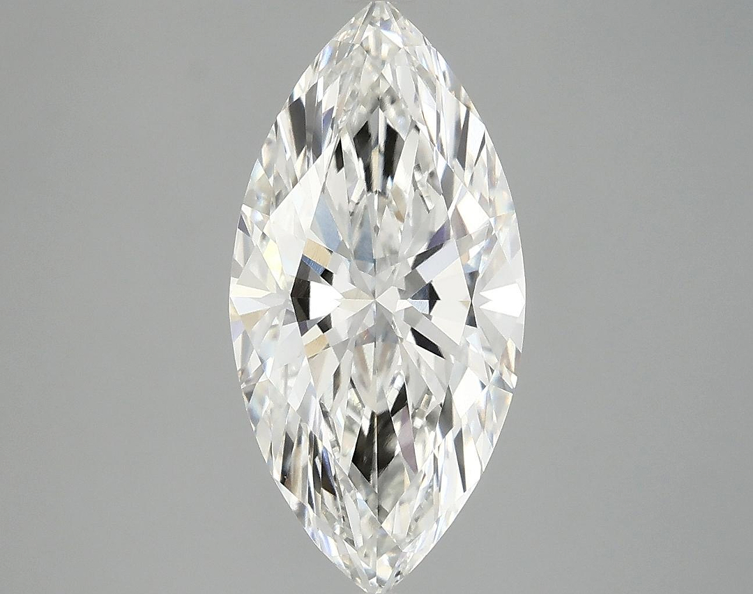 3.07 Carat Marquise Shaped Ideal Cut VVS2 IGI Certified Lab Grown Diamond
