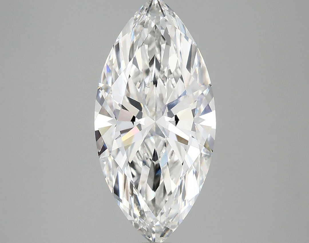 2.98 Carat Marquise Shaped Excellent Cut VVS2 IGI Certified Lab Grown Diamond