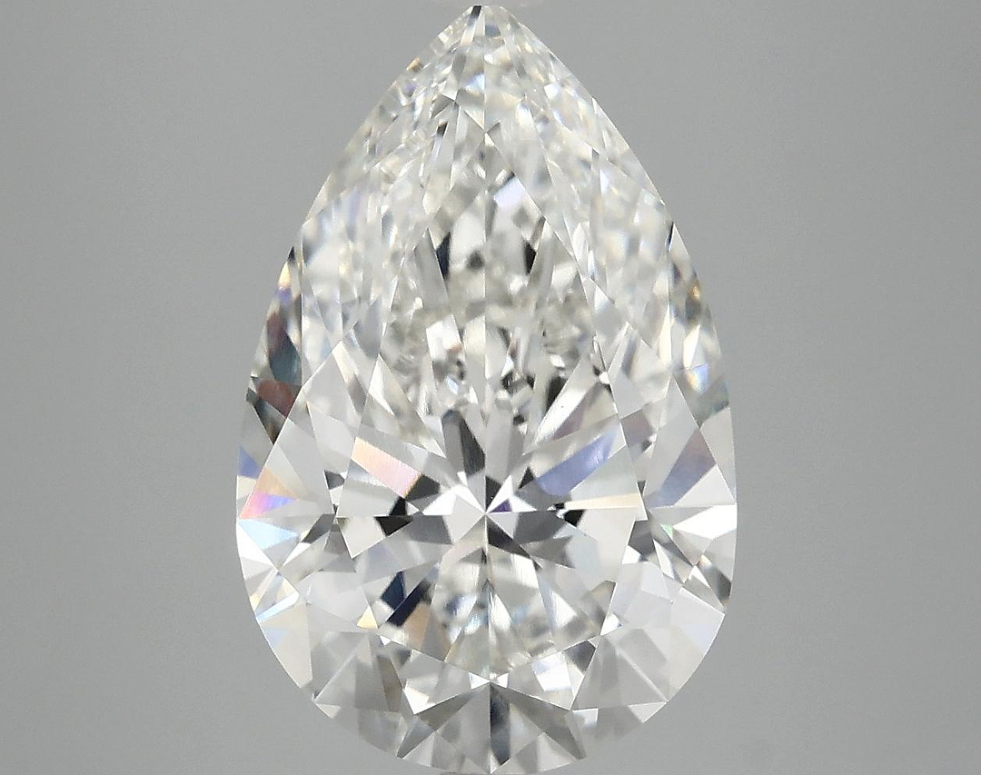 5.06 Carat Pear Shaped Ideal Cut VS1 IGI Certified Lab Grown Diamond