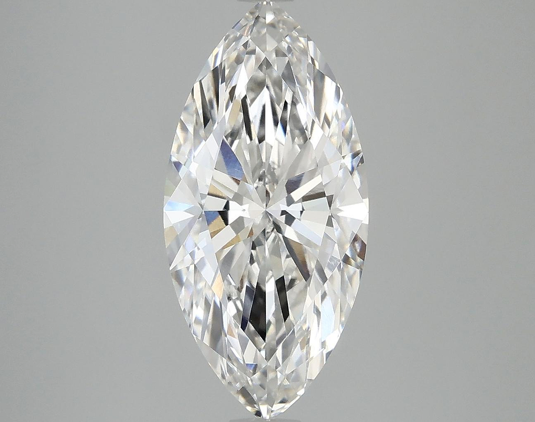 3.04 Carat Marquise Shaped Excellent Cut VVS2 IGI Certified Lab Grown Diamond