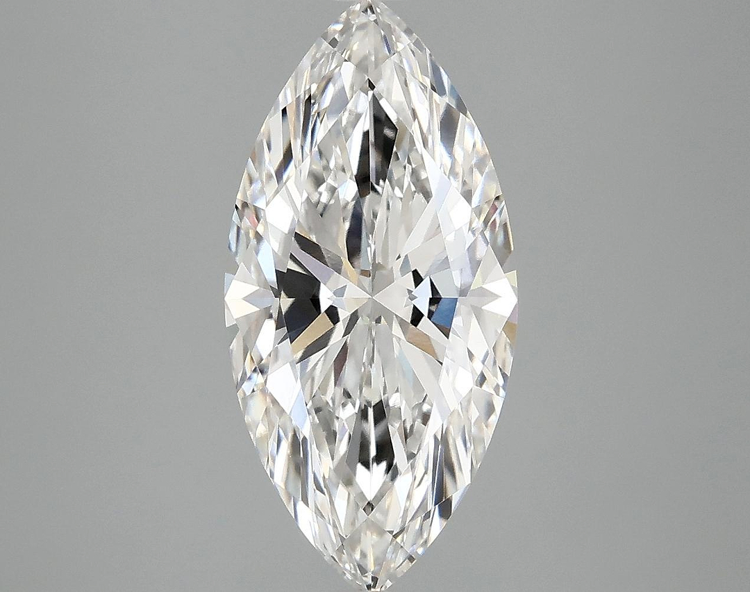 3.08 Carat Marquise Shaped Excellent Cut VVS2 IGI Certified Lab Grown Diamond