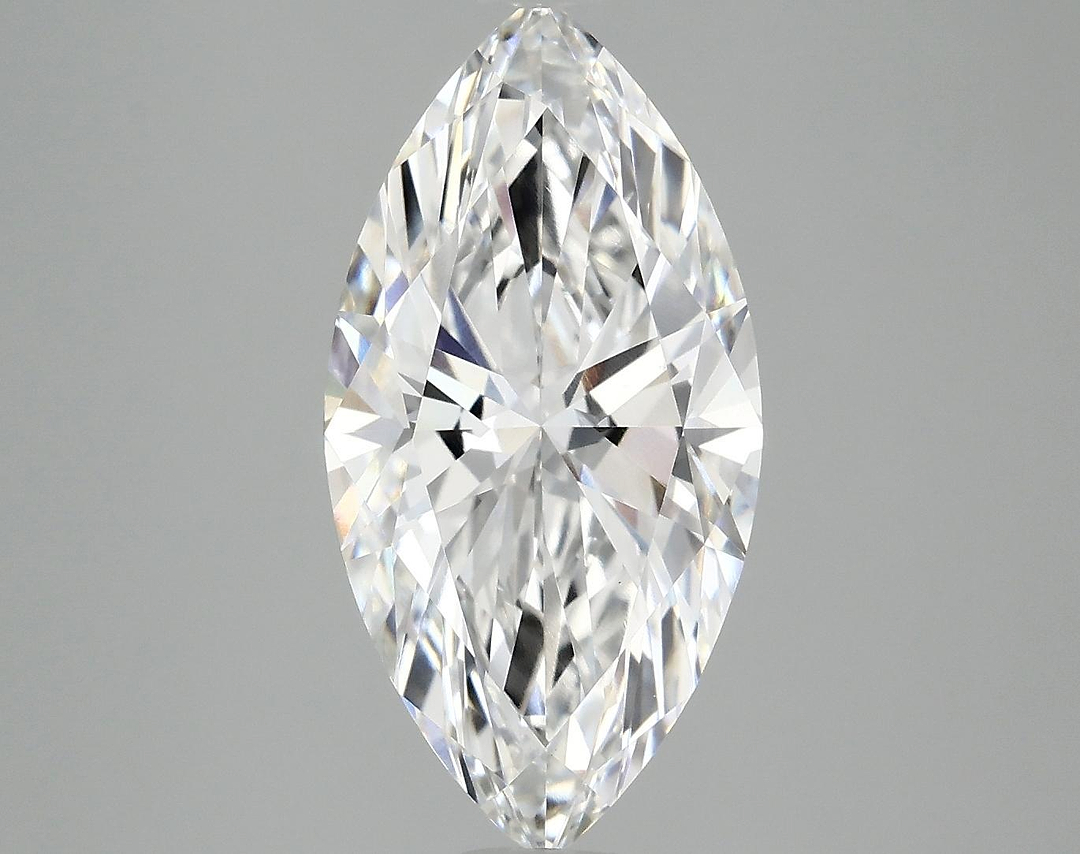3.08 Carat Marquise Shaped Ideal Cut VVS2 IGI Certified Lab Grown Diamond