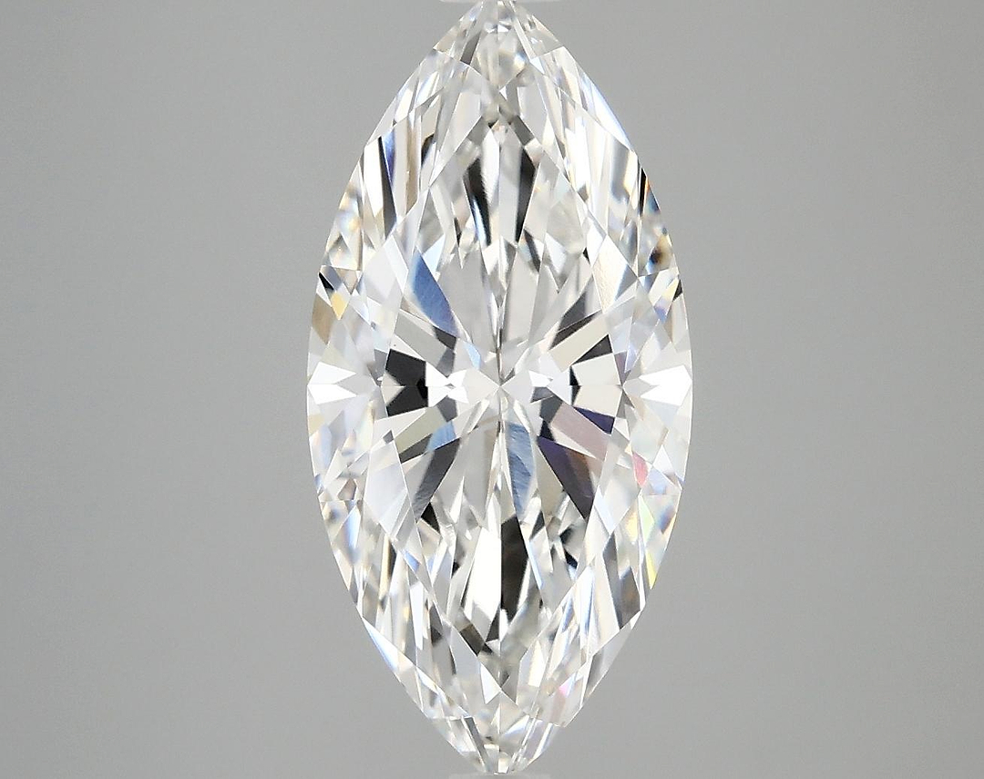 3.07 Carat Marquise Shaped Excellent Cut VVS2 IGI Certified Lab Grown Diamond