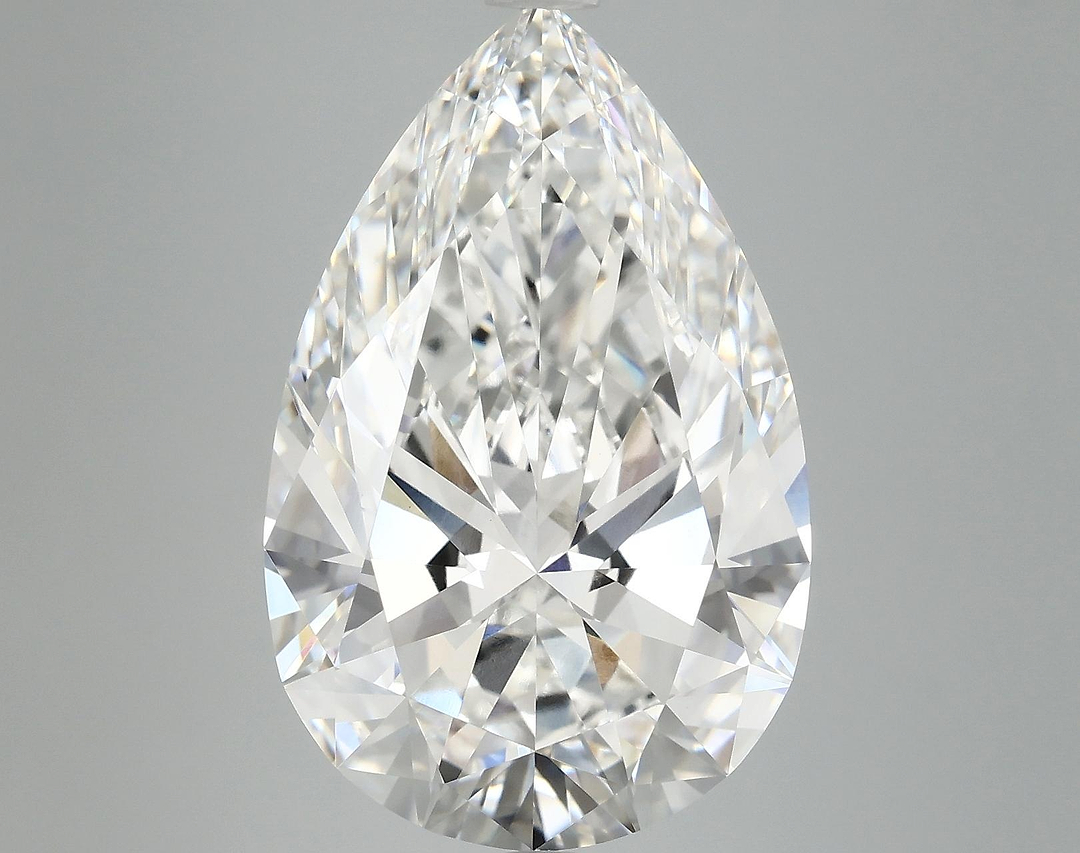 9.58 Carat Pear Shaped Ideal Cut VVS2 IGI Certified Lab Grown Diamond