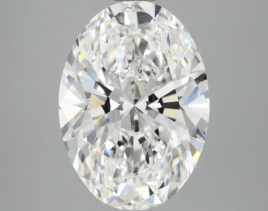 4.05 Carat Oval Shaped Ideal Cut VVS2 IGI Certified Lab Grown Diamond