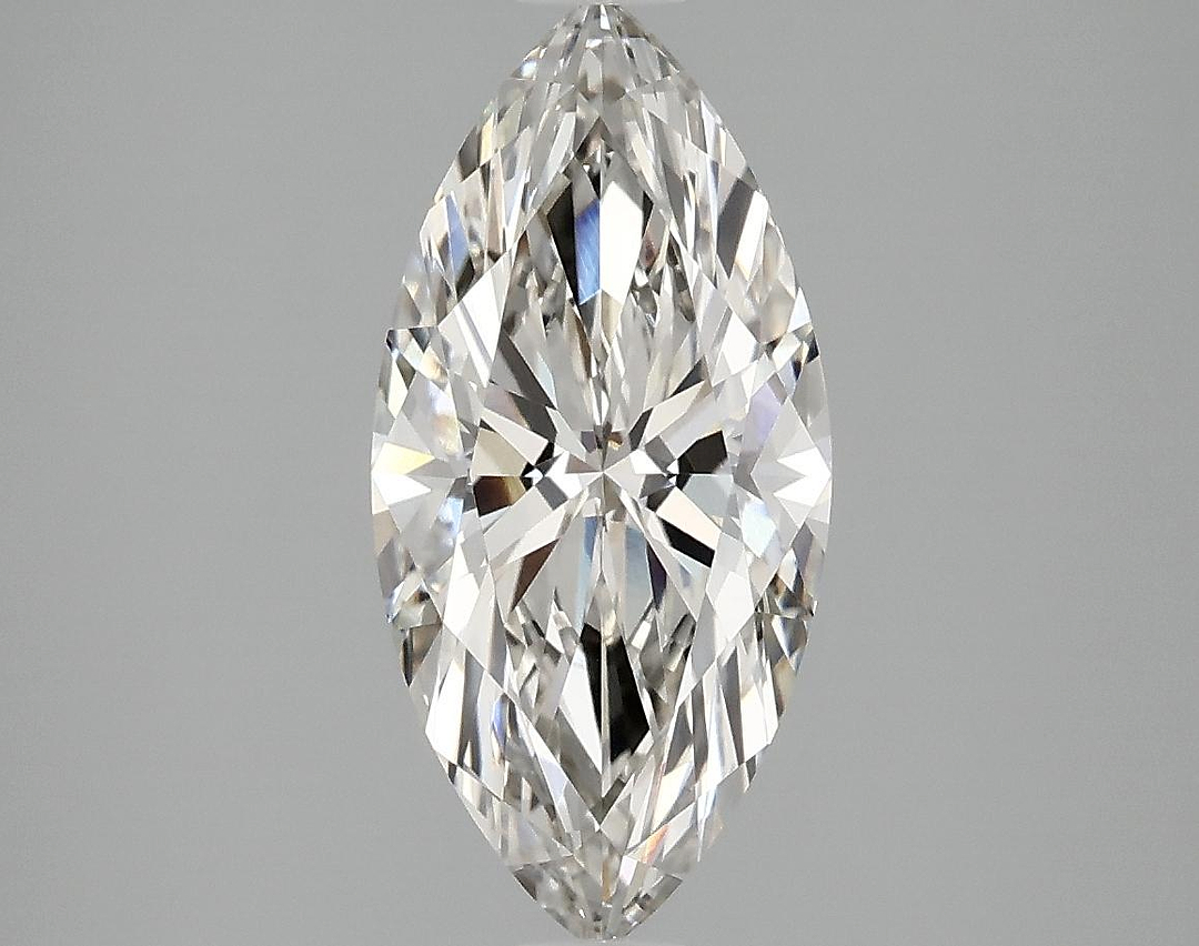 2.03 Carat Marquise Shaped Excellent Cut VVS2 IGI Certified Lab Grown Diamond