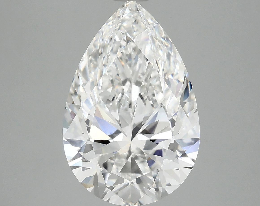 4.02 Carat Pear Shaped Excellent Cut VVS2 IGI Certified Lab Grown Diamond