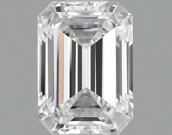 1.02 Carat Emerald Shaped Ideal Cut VVS2 IGI Certified Lab Grown Diamond