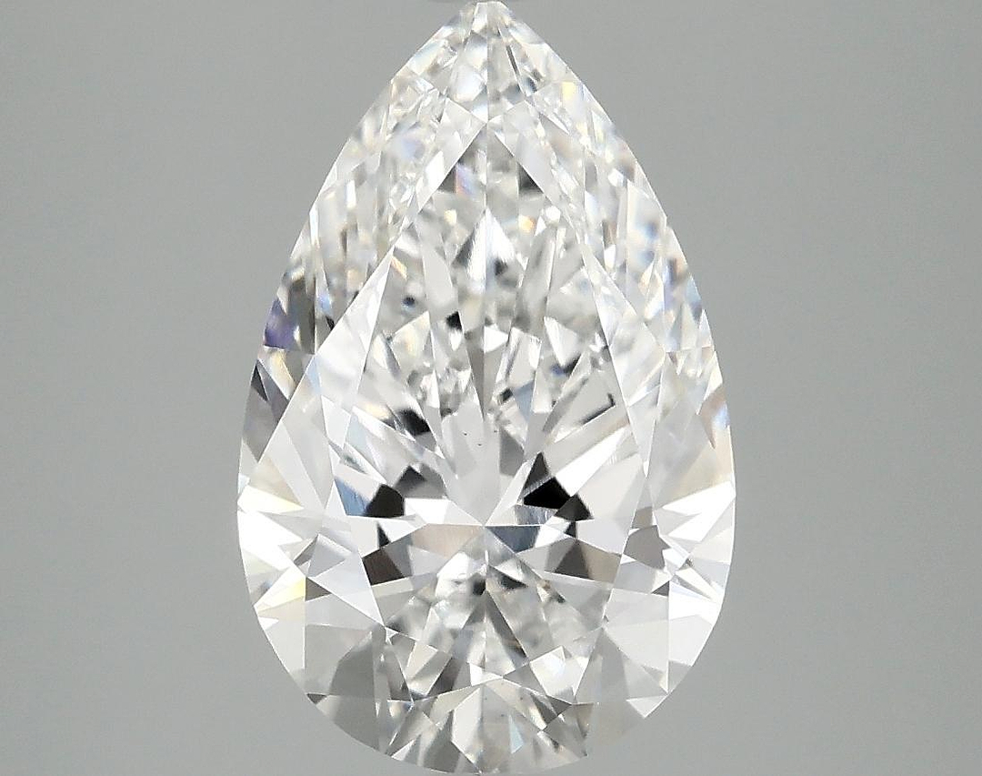 3.09 Carat Pear Shaped Ideal Cut VS1 IGI Certified Lab Grown Diamond