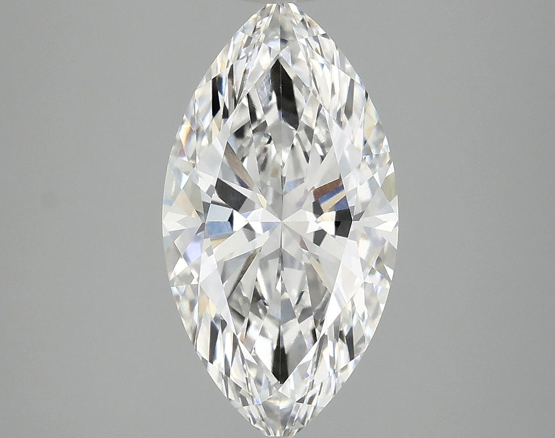3.07 Carat Marquise Shaped Excellent Cut VVS2 IGI Certified Lab Grown Diamond
