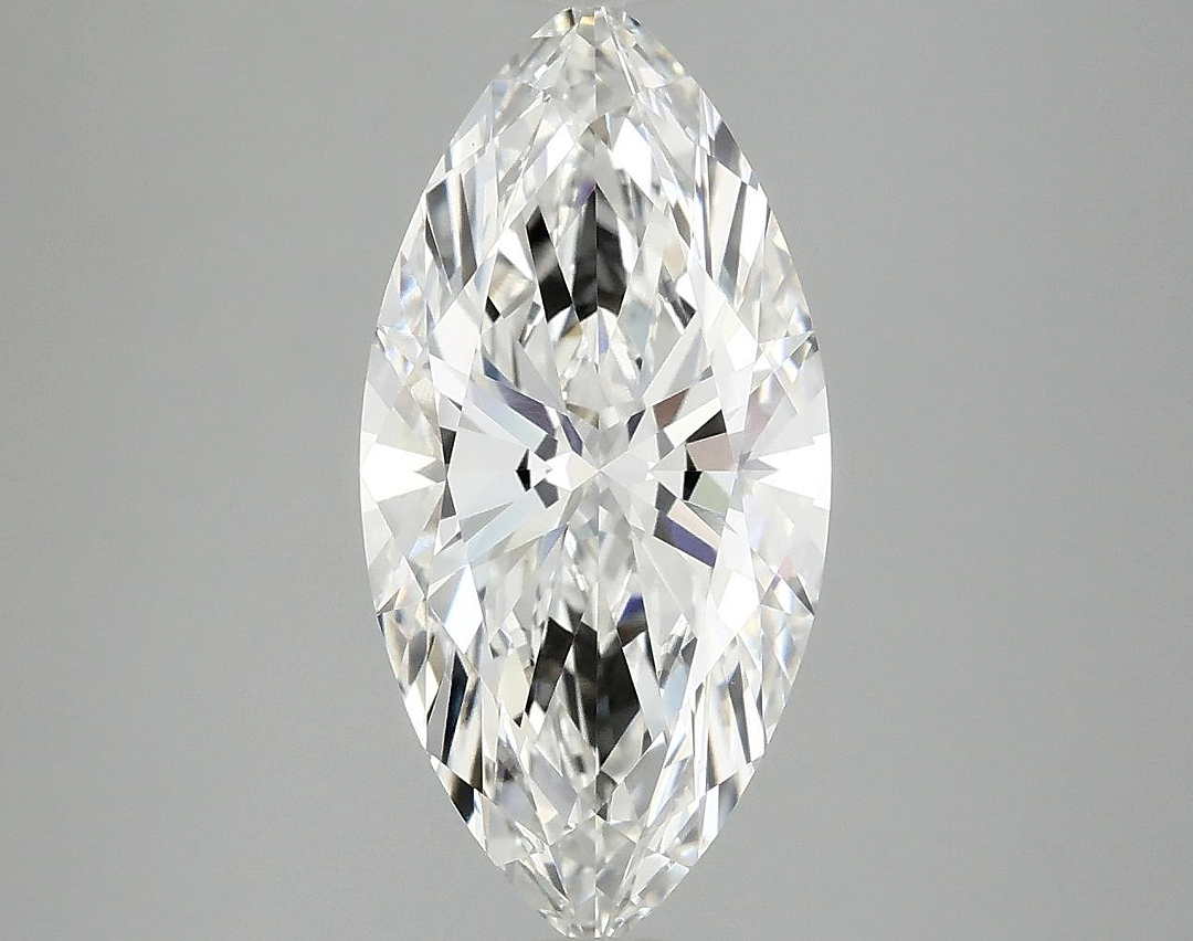 2.88 Carat Marquise Shaped Excellent Cut VVS2 IGI Certified Lab Grown Diamond