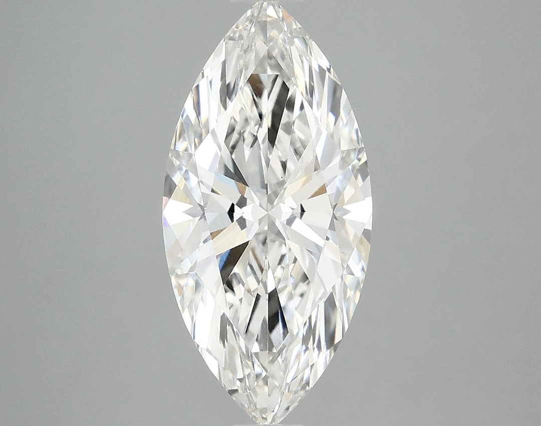 2.81 Carat Marquise Shaped Excellent Cut VS1 IGI Certified Lab Grown Diamond