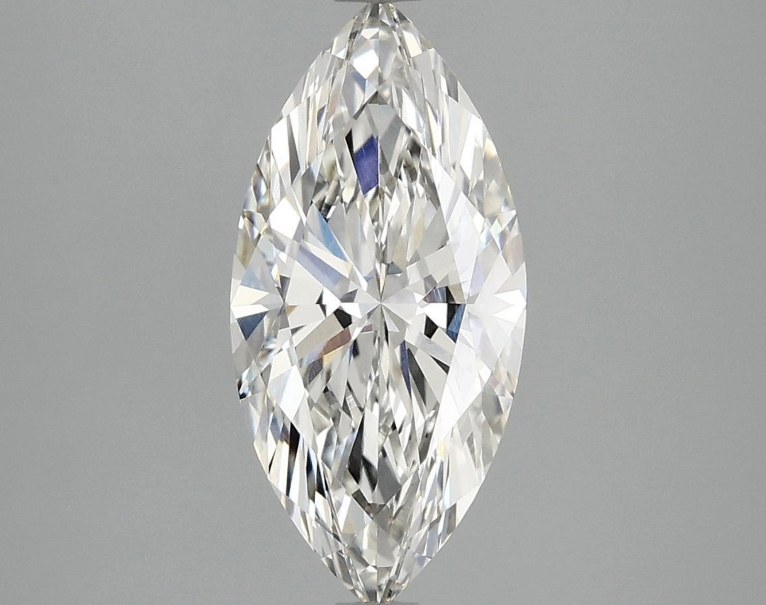 2.05 Carat Marquise Shaped Excellent Cut VVS2 IGI Certified Lab Grown Diamond