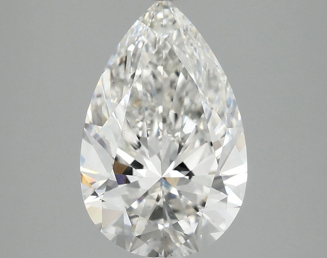 3.09 Carat Pear Shaped Ideal Cut VS2 IGI Certified Lab Grown Diamond