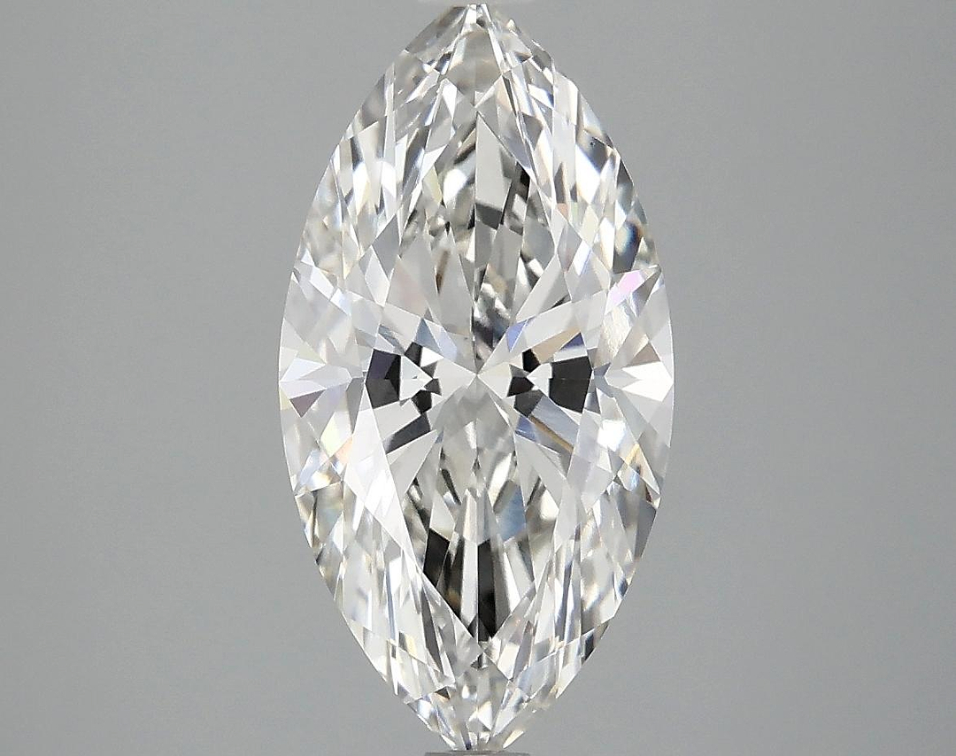 2.56 Carat Marquise Shaped Ideal Cut VVS2 IGI Certified Lab Grown Diamond