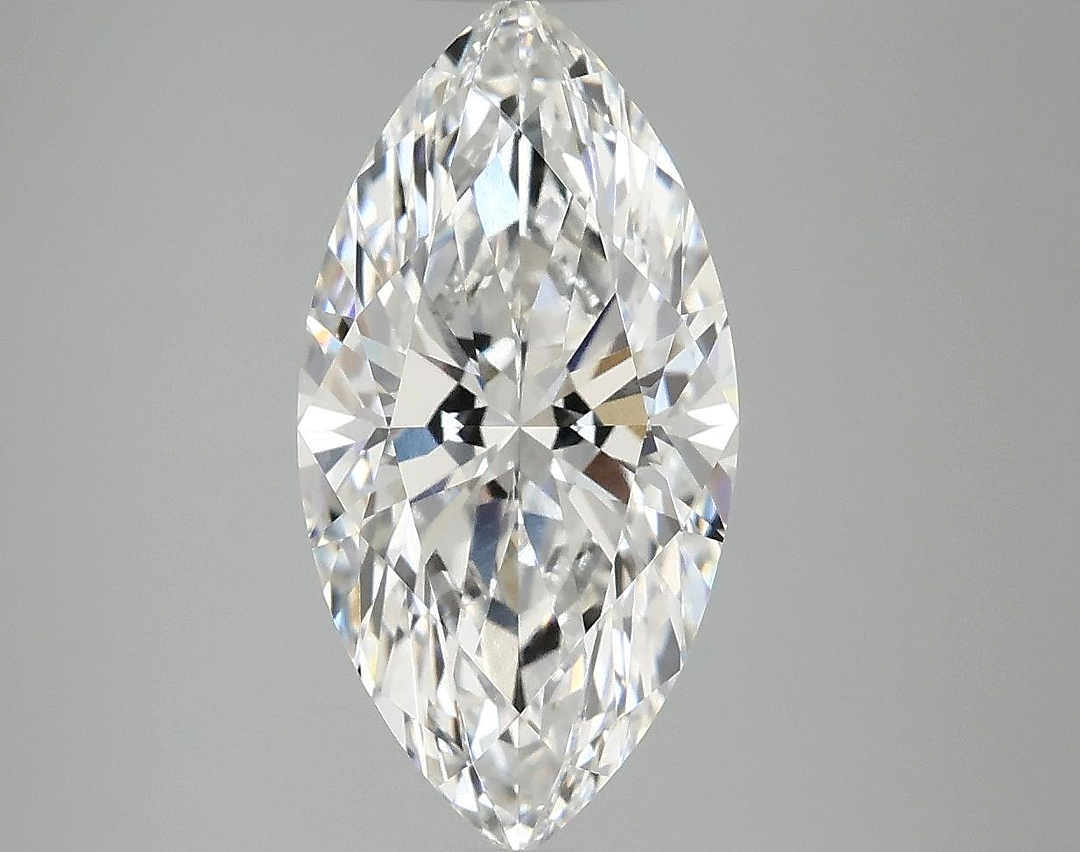 3.05 Carat Marquise Shaped Ideal Cut VVS2 IGI Certified Lab Grown Diamond