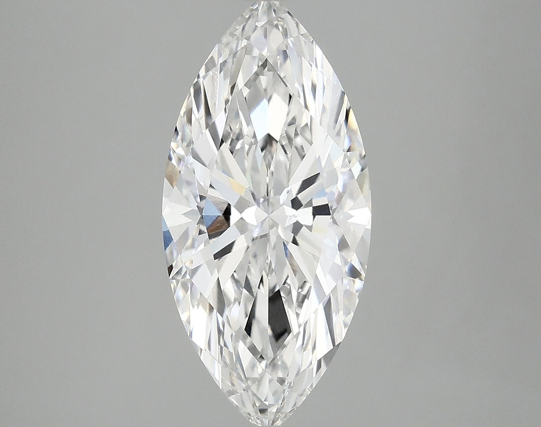 3.08 Carat Marquise Shaped Excellent Cut VVS2 IGI Certified Lab Grown Diamond