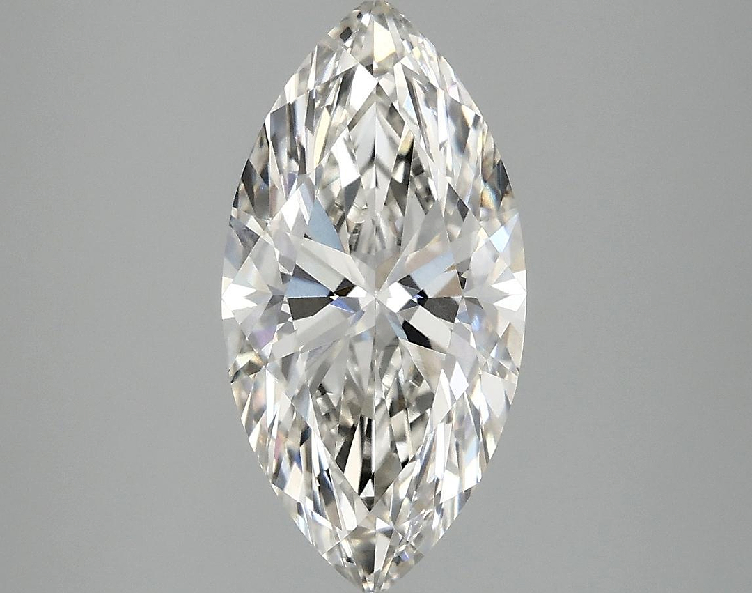 2.55 Carat Marquise Shaped Ideal Cut VVS2 IGI Certified Lab Grown Diamond