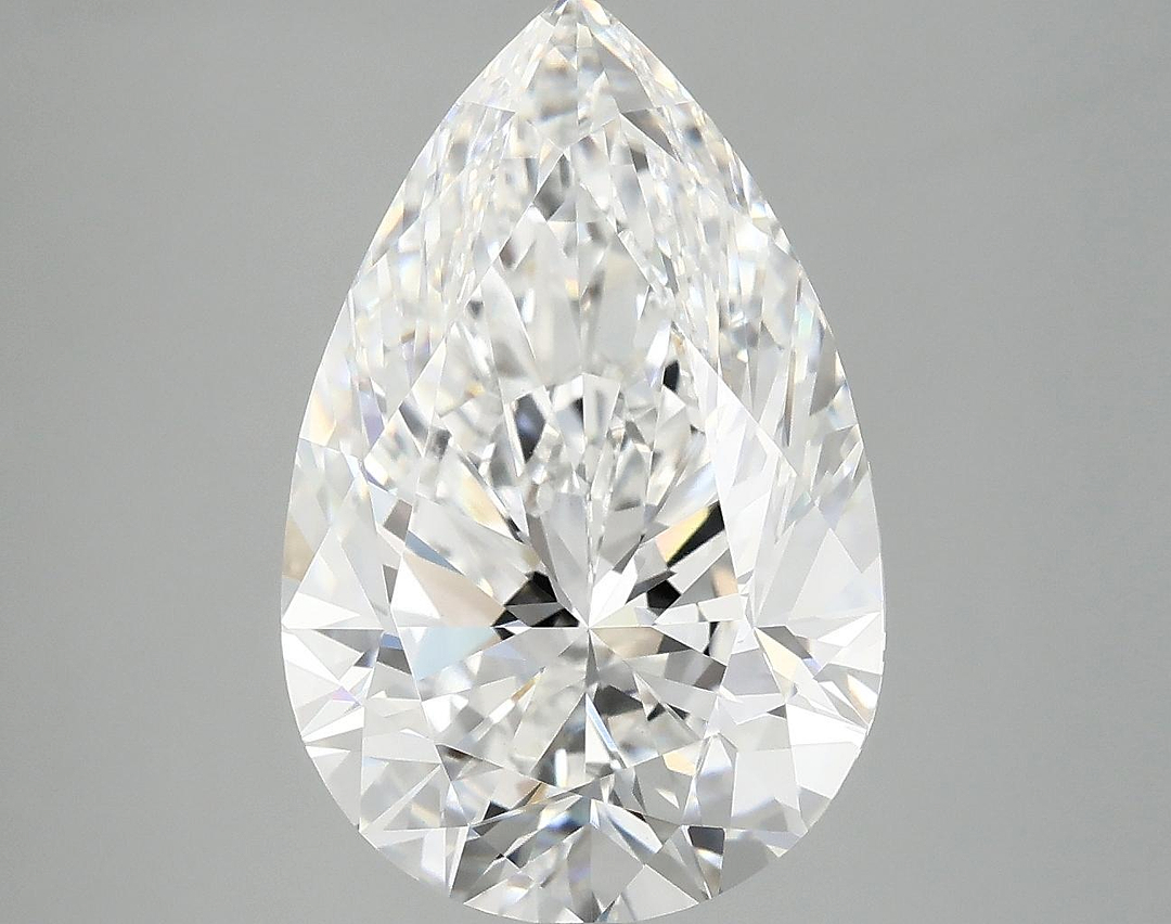 5.79 Carat Pear Shaped Ideal Cut VVS2 IGI Certified Lab Grown Diamond