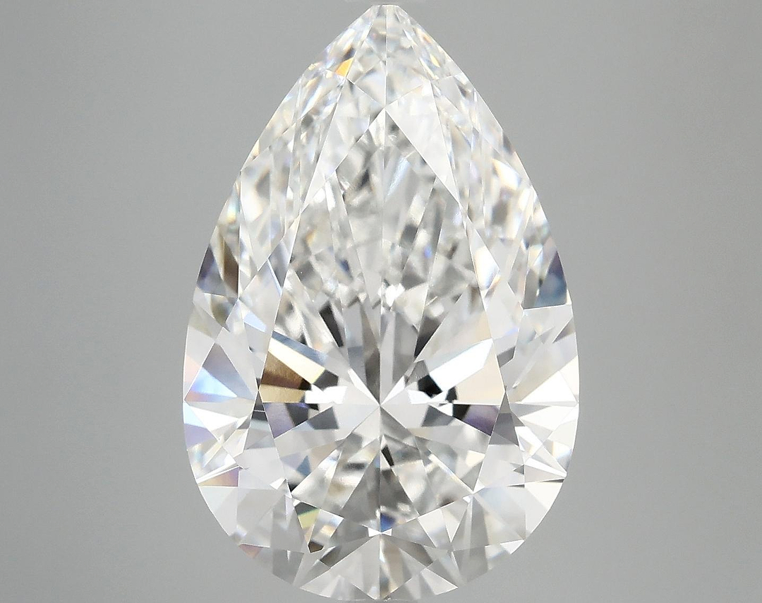 7.05 Carat Pear Shaped Excellent Cut VVS2 IGI Certified Lab Grown Diamond