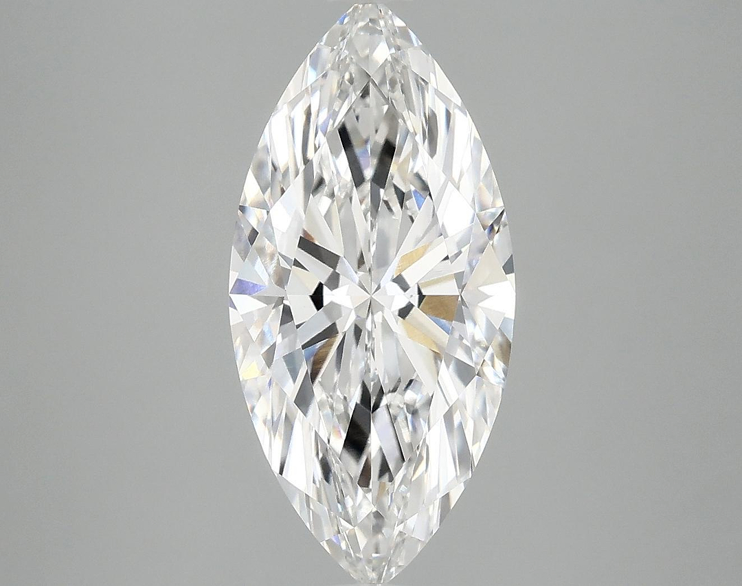 3.08 Carat Marquise Shaped Excellent Cut VVS2 IGI Certified Lab Grown Diamond