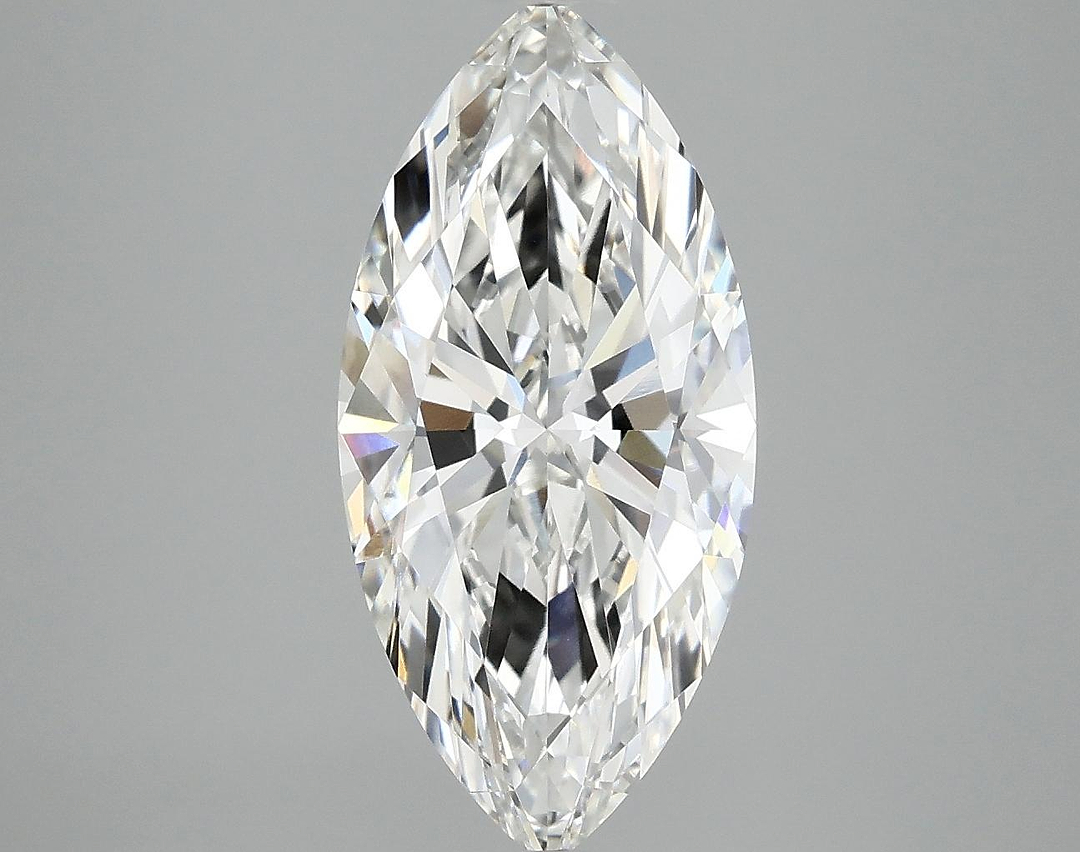 3.07 Carat Marquise Shaped Excellent Cut VVS2 IGI Certified Lab Grown Diamond