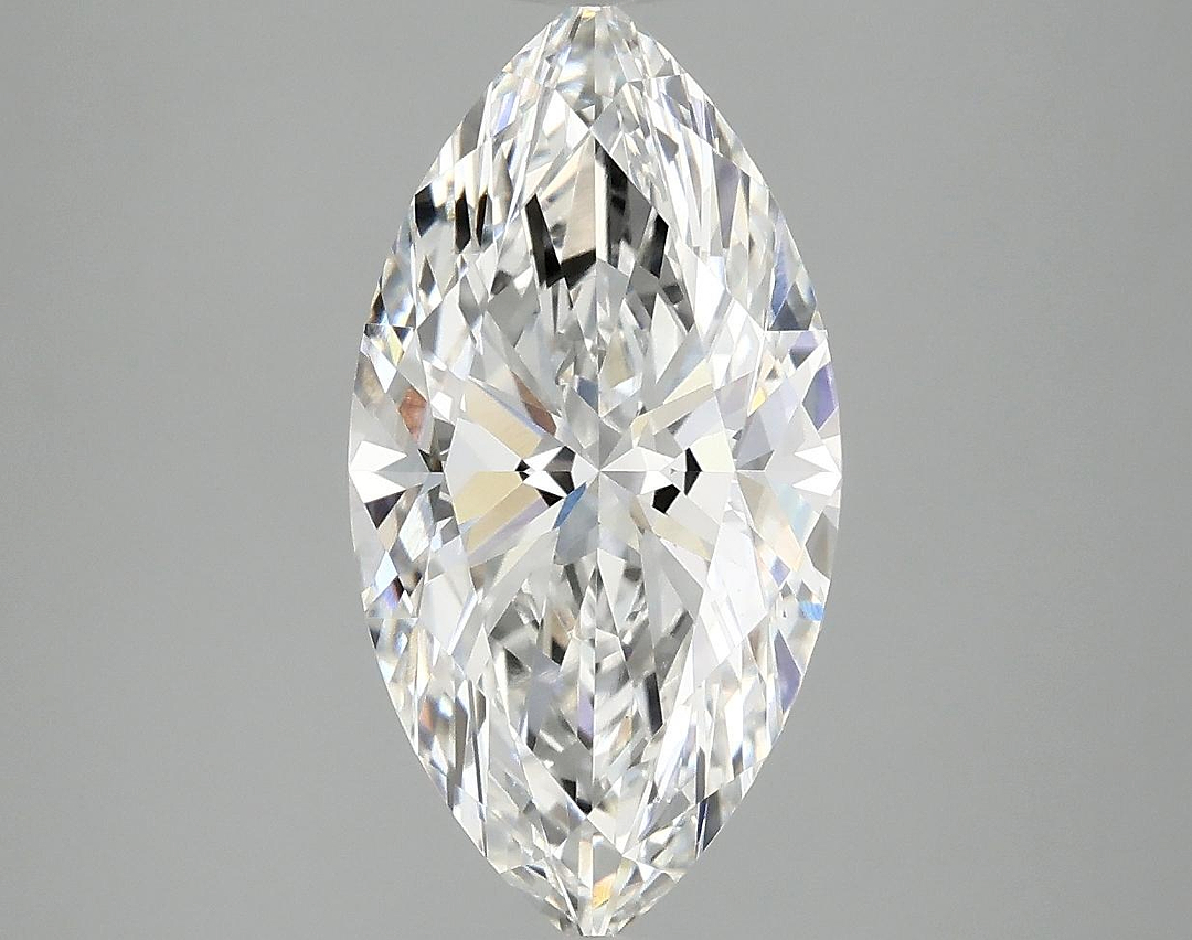 3.07 Carat Marquise Shaped Ideal Cut VVS2 IGI Certified Lab Grown Diamond