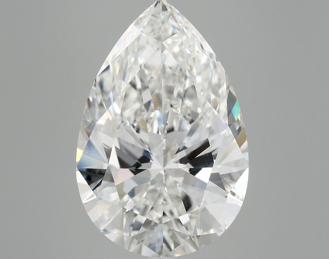 10.11 Carat Pear Shaped Excellent Cut VVS2 IGI Certified Lab Grown Diamond