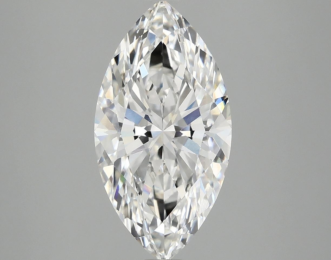 3.08 Carat Marquise Shaped Ideal Cut VVS2 IGI Certified Lab Grown Diamond