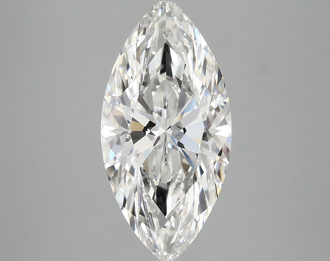 3.03 Carat Marquise Shaped Ideal Cut VVS2 IGI Certified Lab Grown Diamond