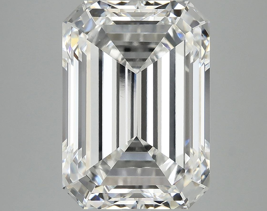 7.29 Carat Emerald Shaped Ideal Cut VVS2 IGI Certified Lab Grown Diamond