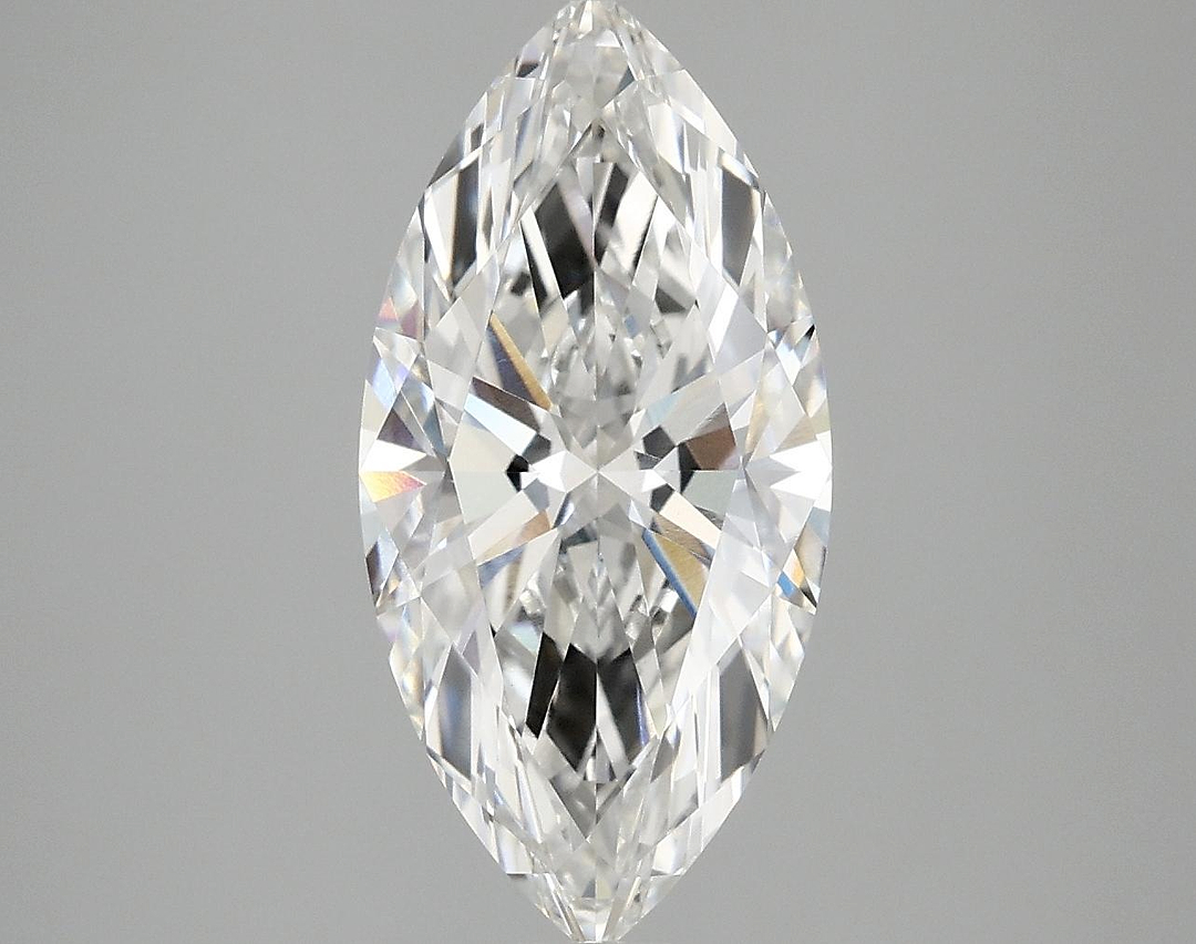 3.07 Carat Marquise Shaped Excellent Cut VVS2 IGI Certified Lab Grown Diamond