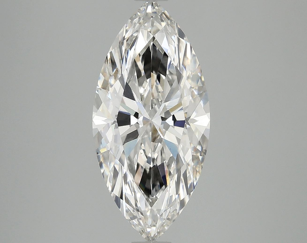 3.09 Carat Marquise Shaped Excellent Cut VVS2 IGI Certified Lab Grown Diamond