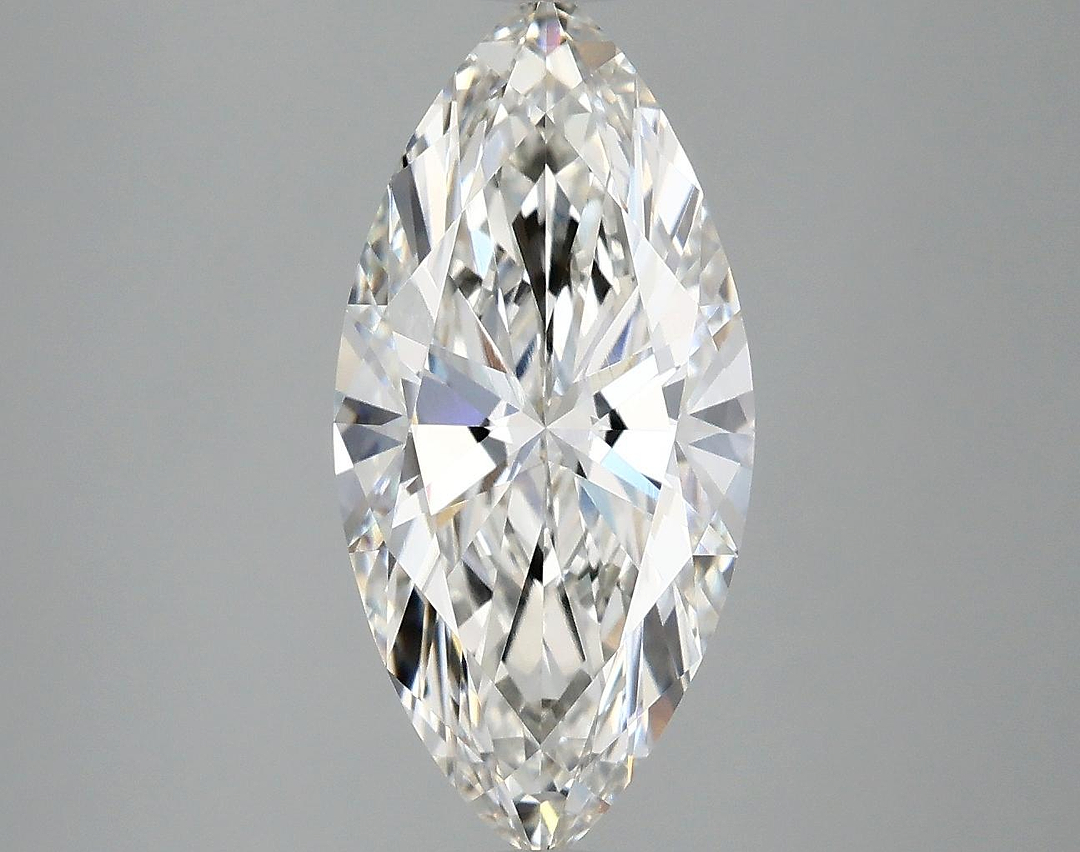 2.84 Carat Marquise Shaped Excellent Cut VVS2 IGI Certified Lab Grown Diamond