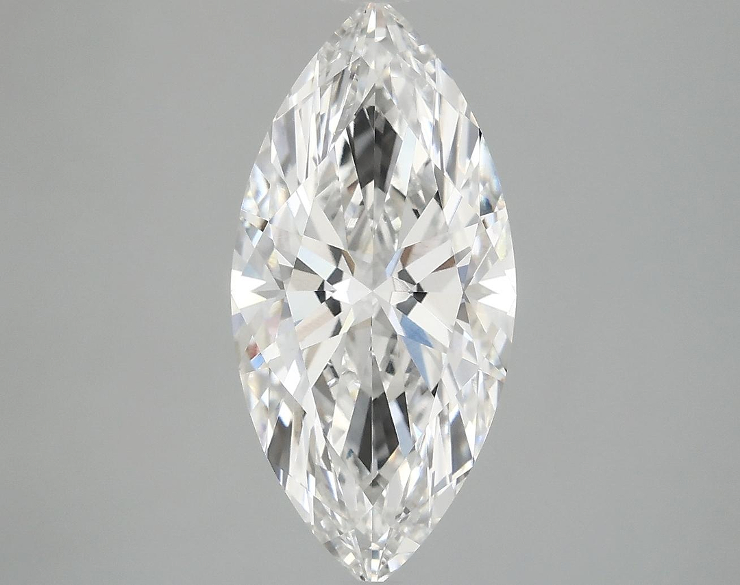 3.09 Carat Marquise Shaped Excellent Cut VVS2 IGI Certified Lab Grown Diamond