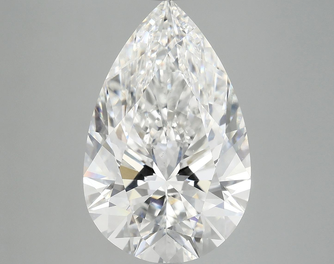 7.58 Carat Pear Shaped Ideal Cut VS2 IGI Certified Lab Grown Diamond