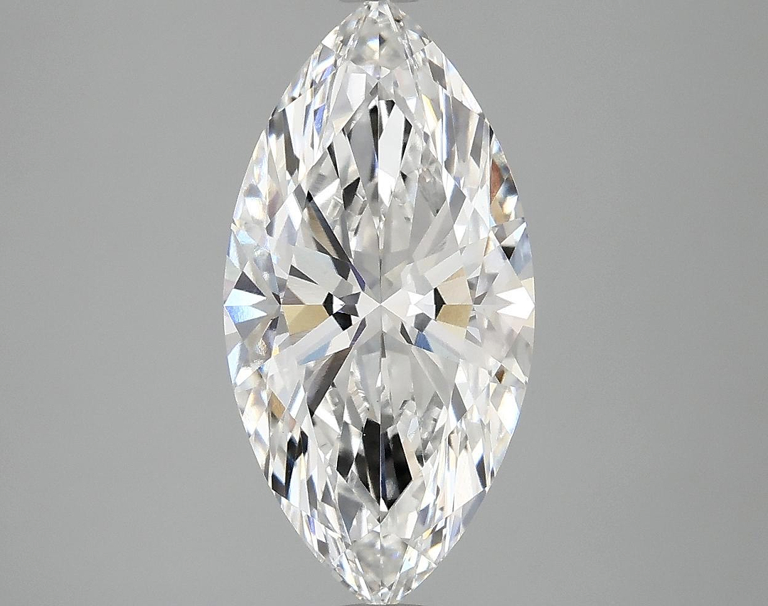 3.09 Carat Marquise Shaped Ideal Cut VVS2 IGI Certified Lab Grown Diamond