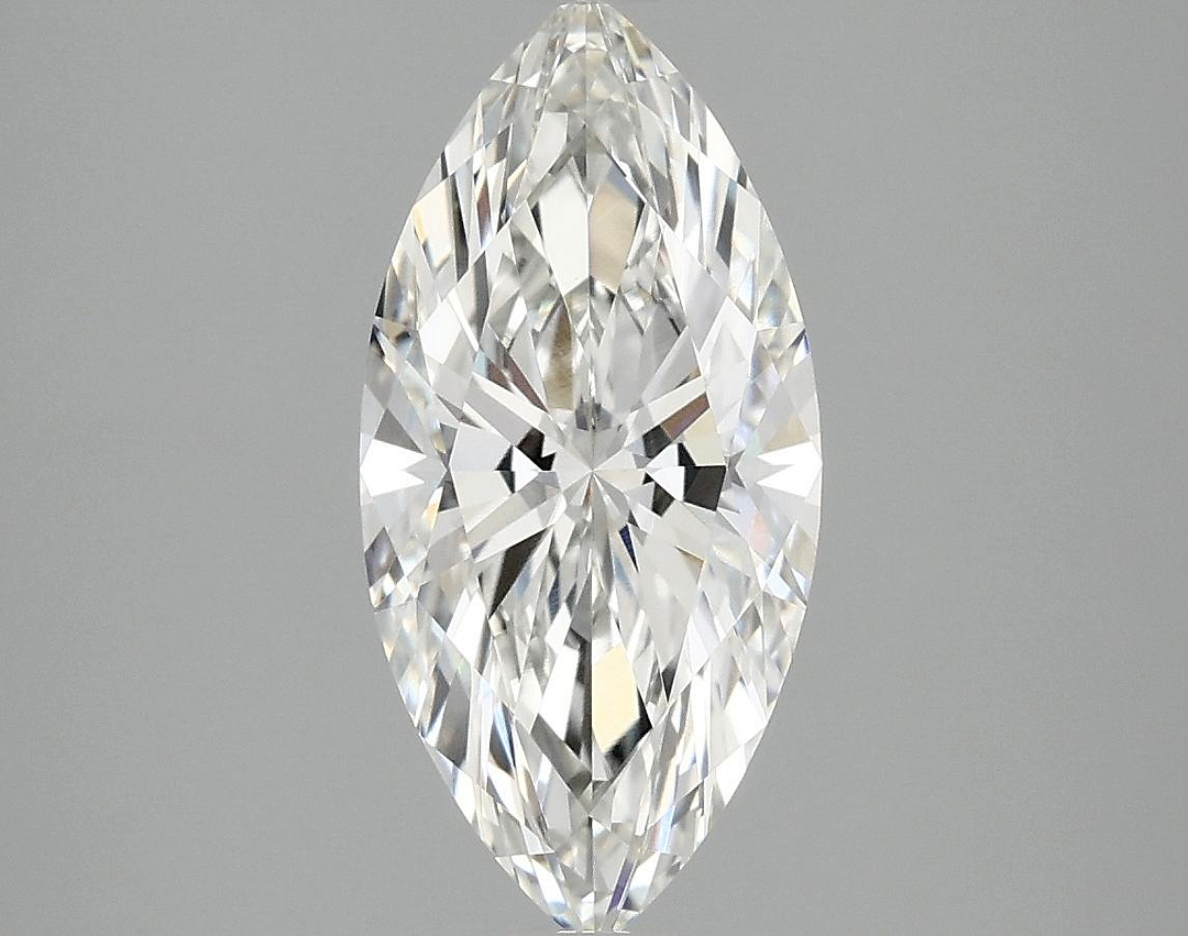 2.08 Carat Marquise Shaped Excellent Cut VVS2 IGI Certified Lab Grown Diamond