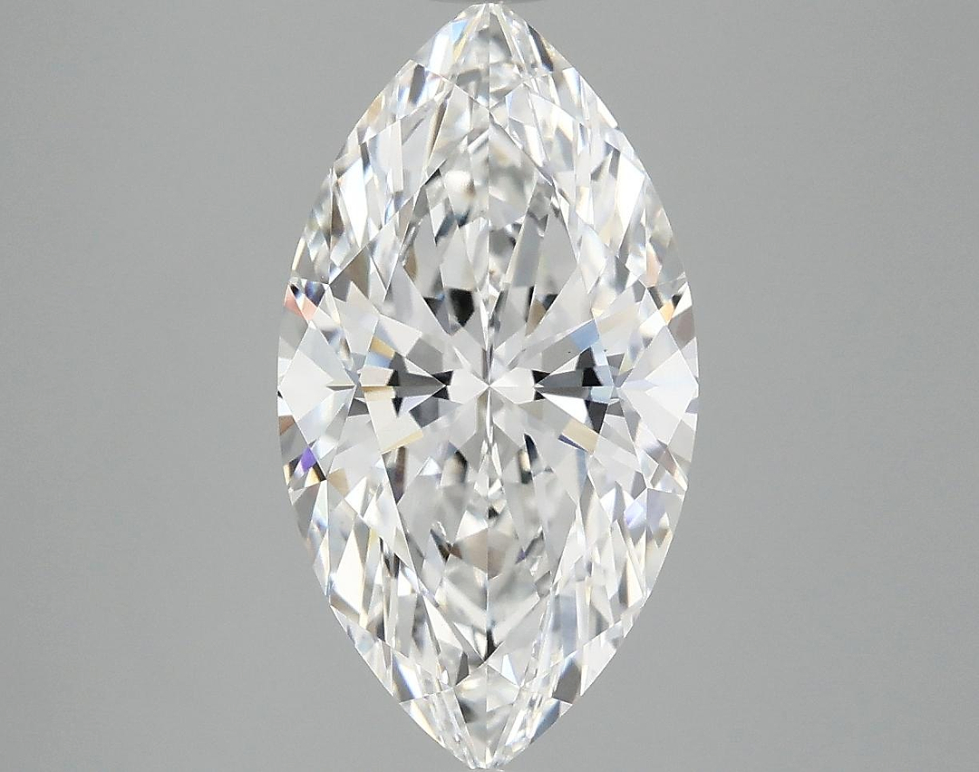 3.09 Carat Marquise Shaped Excellent Cut VVS2 IGI Certified Lab Grown Diamond