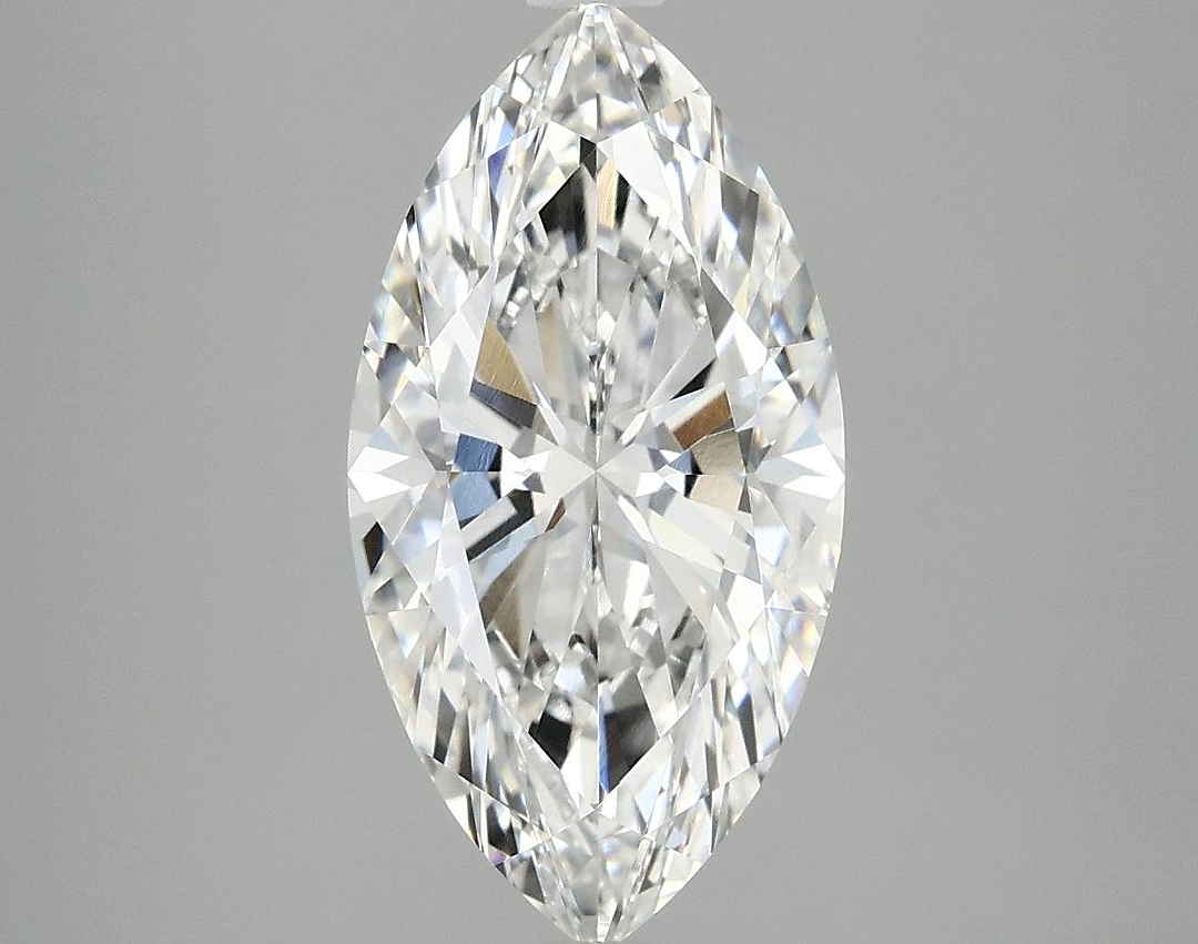 3.09 Carat Marquise Shaped Ideal Cut VVS2 IGI Certified Lab Grown Diamond